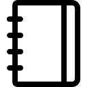 Notebook (Line) Free Open-Source SVG Icon