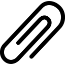 Paper Clip (Simple Line) Free Open-Source SVG Icon