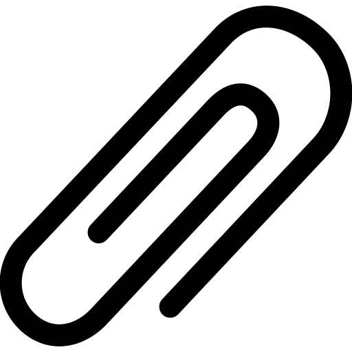 Paper Clip (Simple Line) Free Open-Source SVG Icon (Simple line icons)