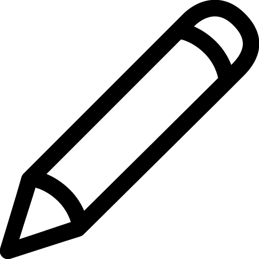 Pencil Drawing Tool (Line) Free Open-Source SVG Icon (Simple line icons)