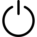 Power Button (Outline) Free Open-Source SVG Icon