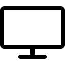 Desktop Screen Display (Simple Line) Free Open-Source SVG Icon