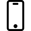 Smartphone Screen (Simple Line) Free Open-Source SVG Icon