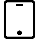 Tablet Screen Display (Simple Line) Free Open-Source SVG Icon