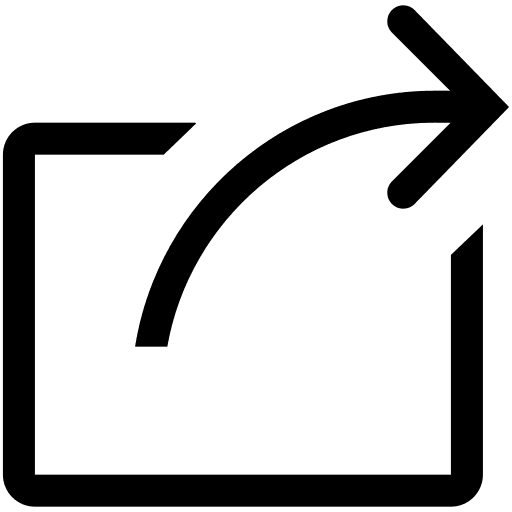 Alternative Share Option (Simple Line) Free Open-Source SVG Icon (Simple line icons)