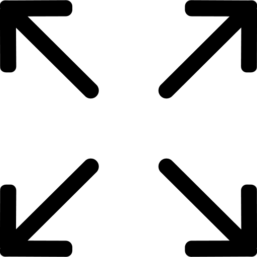 Fullscreen Size Adjustment (Simple Line) Free Open-Source SVG Icon (Simple line icons)