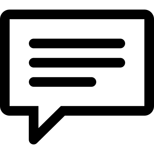 Speech Bubble Free Open-Source SVG Icon (Simple line icons)