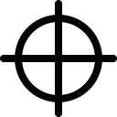 Target Symbol (Line) Free Open-Source SVG Icon