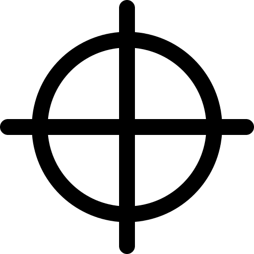 Target Symbol (Line) Free Open-Source SVG Icon (Simple line icons)