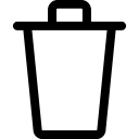 Trash Bin (Line) Free Open-Source SVG Icon