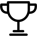 Trophy Award (Outline) Free Open-Source SVG Icon