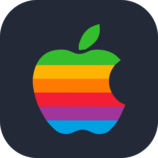 Dark Apple Symbol Free Open-Source SVG Icon (Skill Icons)