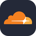 Cloudflare Dark Theme Free Open-Source SVG Icon