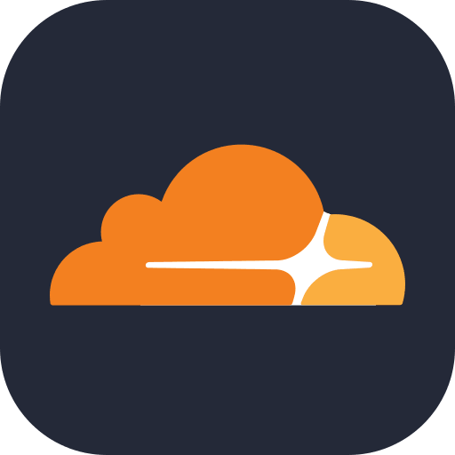 Cloudflare Dark Theme Free Open-Source SVG Icon (Skill Icons)