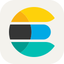 Elasticsearch Search Engine (Light) Free Open-Source SVG Icon