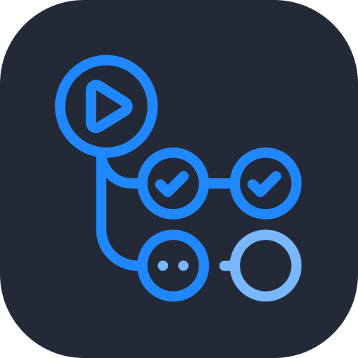 GitHub Actions Dark Theme Free Open-Source SVG Icon (Skill Icons)