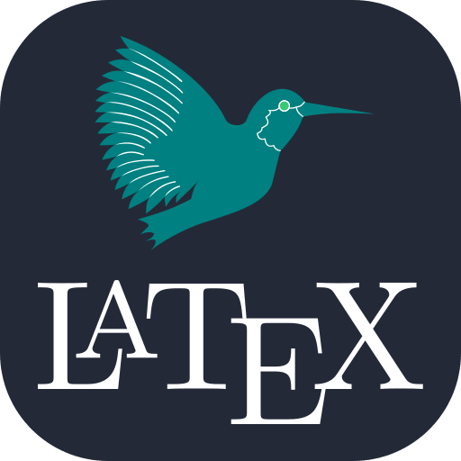 LaTeX Dark Theme Free Open-Source SVG Icon (Skill Icons)