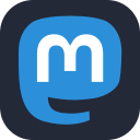 Mastodon Dark Theme Free Open-Source SVG Icon