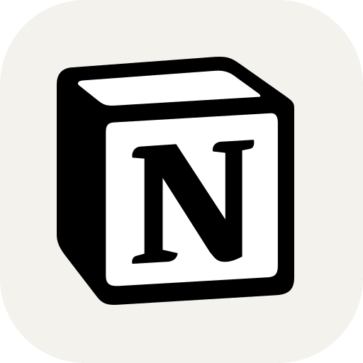 Notion Light Application Free Open-Source SVG Icon (Skill Icons)