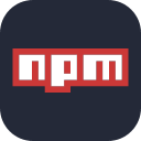 NPM Dark Theme Free Open-Source SVG Icon