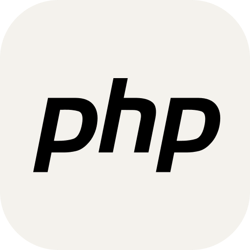 PHP Programming Language (Light) Free Open-Source SVG Icon (Skill Icons)