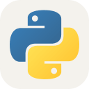 Python Programming Language (Light) Free Open-Source SVG Icon