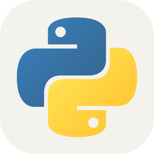 Python Programming Language (Light) Free Open-Source SVG Icon (Skill Icons)