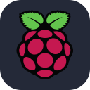 Raspberry Pi Dark Theme Free Open-Source SVG Icon