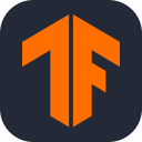 TensorFlow Dark Theme Free Open-Source SVG Icon