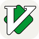 Vim Text Editor (Light) Free Open-Source SVG Icon