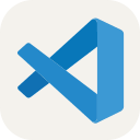 Visual Studio Code Light Theme Free Open-Source SVG Icon