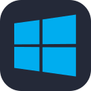 Windows Dark Theme Free Open-Source SVG Icon