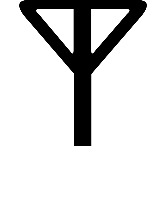 Antenna Design (Glyph) Free Open-Source SVG Icon (SmartIcons Glyph)