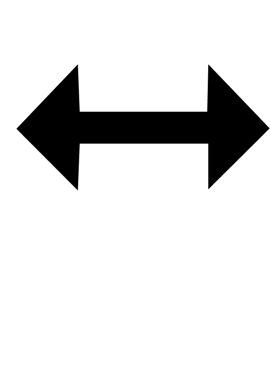 Left and Right Arrow Navigation (Glyph) Free Open-Source SVG Icon (SmartIcons Glyph)