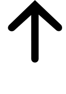 Thin Upward Arrow (Glyph) Free Open-Source SVG Icon