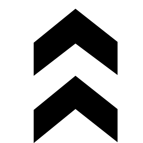 Two Upward Arrows (Glyph) Free Open-Source SVG Icon (SmartIcons Glyph)