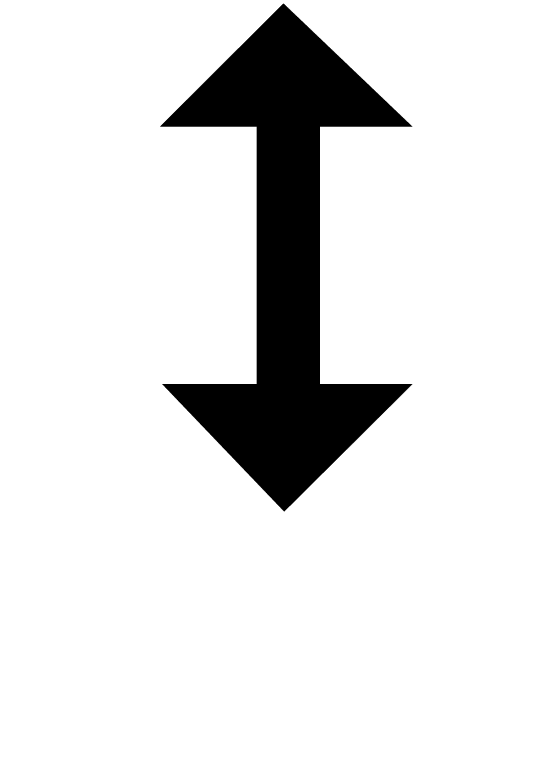 Up and Down Arrow (Glyph) Free Open-Source SVG Icon (SmartIcons Glyph)