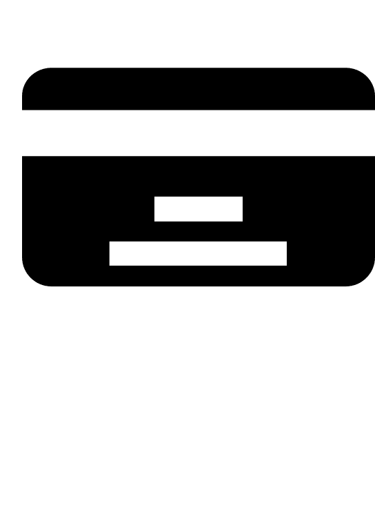 ATM Card Free Open-Source SVG Icon (SmartIcons Glyph)