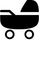 Baby Stroller Free Open-Source SVG Icon