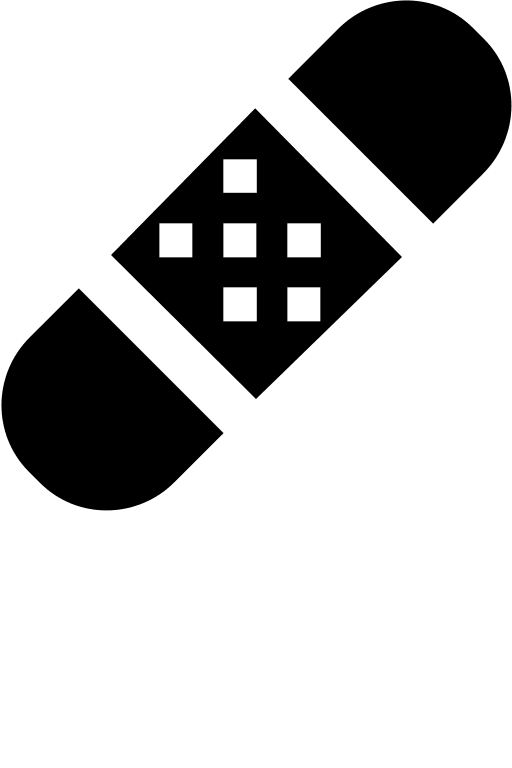 Bandage (Glyph) Free Open-Source SVG Icon (SmartIcons Glyph)