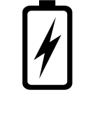 Battery Charging Status (Glyph) Free Open-Source SVG Icon