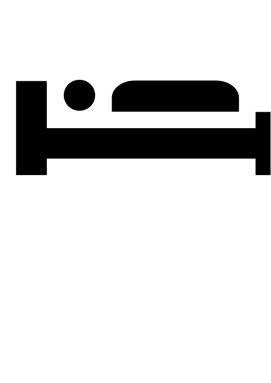 Bed Furniture Free Open-Source SVG Icon (SmartIcons Glyph)