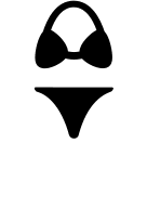 Bikini Swimwear Free Open-Source SVG Icon