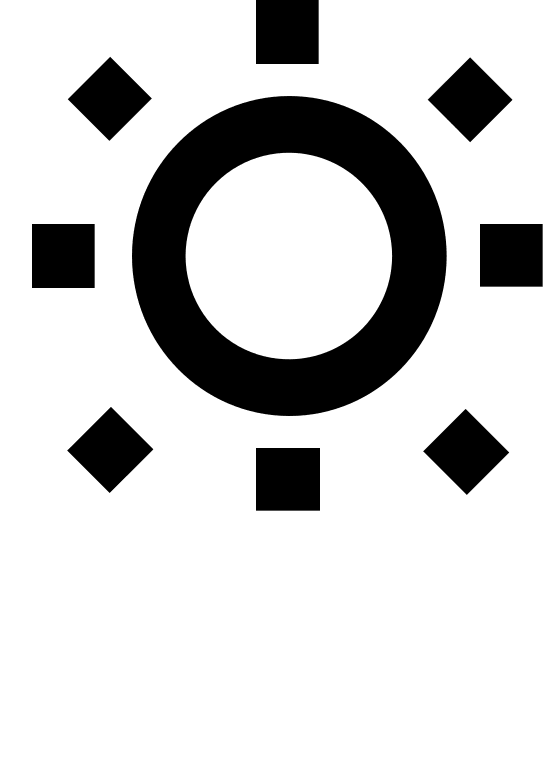 Brightness Control (Glyph) Free Open-Source SVG Icon (SmartIcons Glyph)