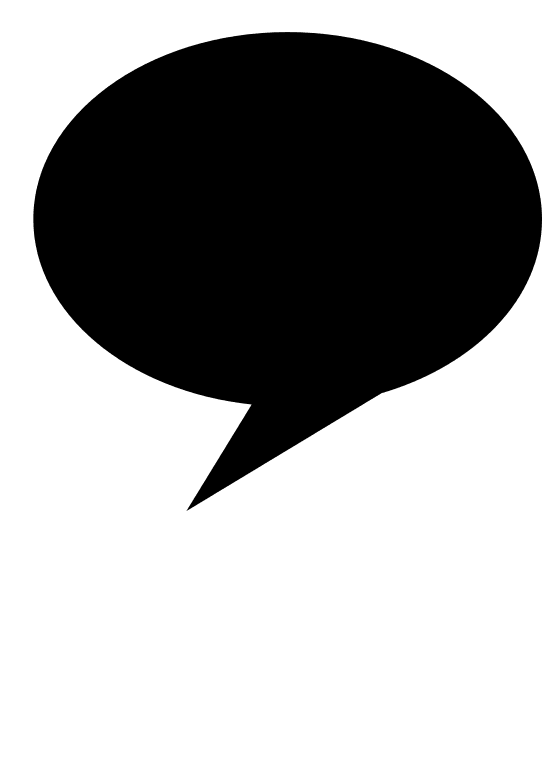 Bubble Message Chat Notification Free Open-Source SVG Icon (SmartIcons Glyph)