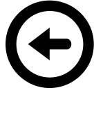 Left Arrow Button (Glyph) Free Open-Source SVG Icon