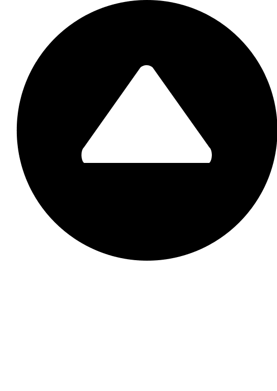 Triangle Up Button (Glyph) Free Open-Source SVG Icon (SmartIcons Glyph)