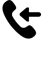 Call Reply Action (Glyph) Free Open-Source SVG Icon