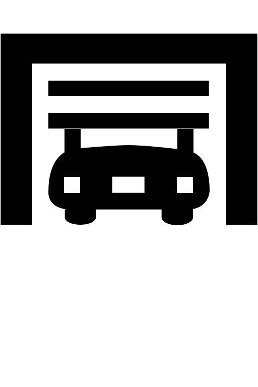 Car Garage Free Open-Source SVG Icon (SmartIcons Glyph)