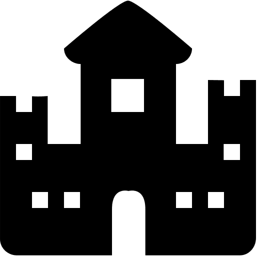 Castle Structure Free Open-Source SVG Icon (SmartIcons Glyph)